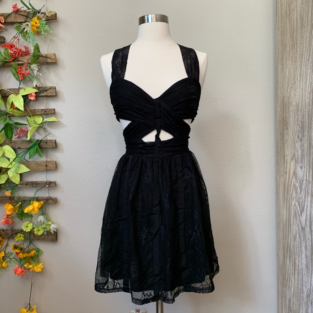 NWOT! Free People Lace Cut-Out Dress